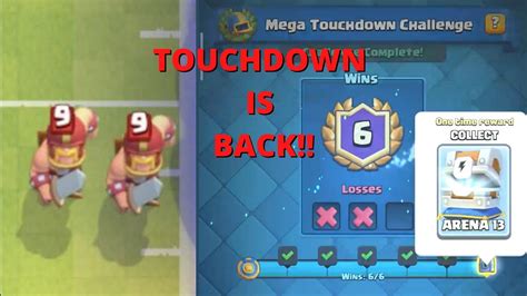 clash royale mega touchdown deck.